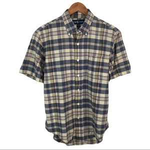BF661 Polo Ralph Lauren Designer Plaid Shirt M